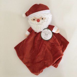 Santa Clause Lovey Nunu Plush Security Blanket Snuggle Toy